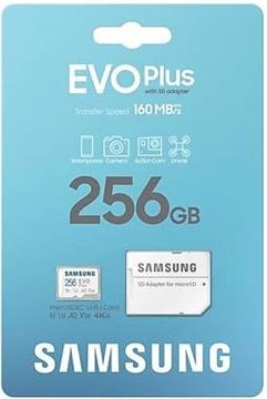 256 GB MicroSDXC Samsung EVO Plus (2024)