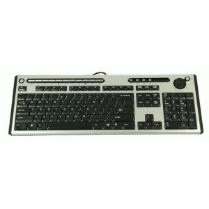 Tipkovnica Chicony KB-0420, PS2, crno srebrna