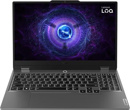 Lenovo LOQ Intel® Core™ i5 i5-12450HX Laptop 39.6 cm (15.6") Full HD 16 GB DDR5-SDRAM 1 TB SSD NVIDIA GeForce RTX 3050 Wi-Fi 6 (802.11ax) Windows 11 Grey
