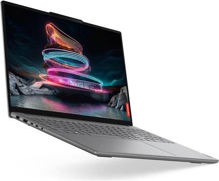 Lenovo Yoga Pro 9 Intel Core Ultra 9 185H Laptop 40.6 cm (16") 3.2K 64 GB LPDDR5x-SDRAM 1 TB SSD NVIDIA GeForce RTX 4070 Wi-Fi 6E (802.11ax) Windows 11 Pro Grey