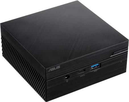 ASUS Mini PC PL64, Intel Core i3-1215U, 2x SODIMM DDR4, 2x M.2 2280 SSD, 2.5G+1G LAN, 3x HDMI 4K 60Hz, WiFi+BT, Realtek Audio, 3+2x USB-A, 2x COM RJ50 + 2x cables included, Audio Jack, Kensington Lock