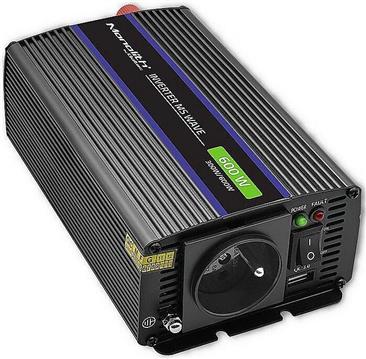 QOLTEC VOLTAGE CONVERTER 600 MS WAVE | 12V NA 230V
