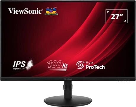 ViewSonic Monitor VA2708-HDJ 27” 1920x1080, IPS, 100Hz, HDMI, DP, VGA