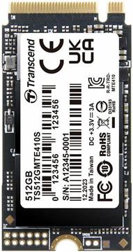 Transcend 512GB, M.2 2242,PCIe Gen4x4, NVMe, 3D TLC, TS512GMTE410S
