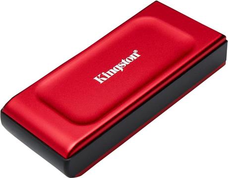 Kingston SSD 2TB XS1000 Red External USB 3.2 Gen 2 Portable Solid State Drive, SXS1000R/2000G