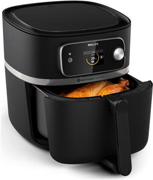Philips 7000 series HD9880/90 fryer Single 8.3 L 2200 W Hot air fryer Black, Stainless steel