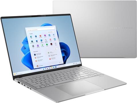 ASUS Vivobook S 16 OLED M5606WA-MX050W - Ryzen AI 9 HX 365 | 16" | 3,2k | 120Hz | 32GB | 1GB | Win11 | srebrna | AI