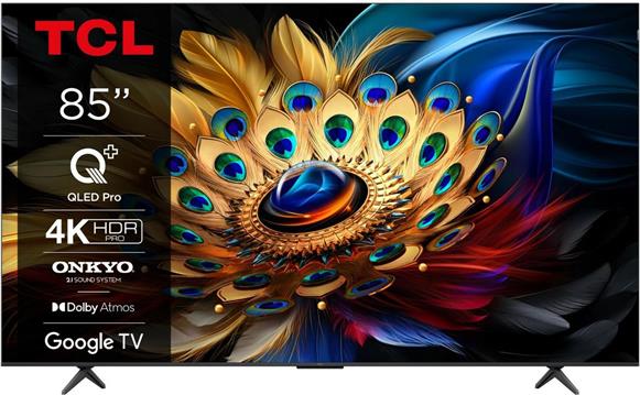 TCL QLED TV 85" 85C655, Google TV