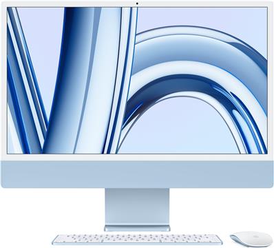 Apple IMAC 24: BLUE/M3 8C CPU/10C GPU/8GB/512GB-CRO, mqrr3cr/a
