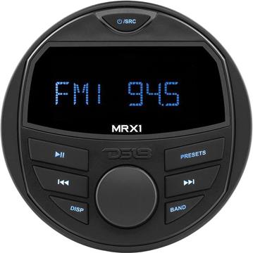 Marine radio DS18, MRX1, 4x40W RMS, LCD 2,5",BT, RDS, 1 zona, 4V izlaz.