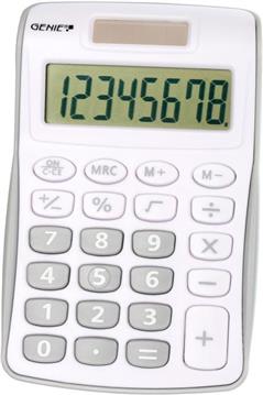 GENIE Taschenrechner 120 S 8-stellig silber-grau