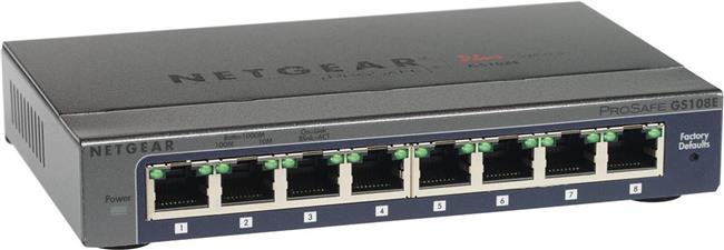 NETGEAR Switch 8x GE GS108E-400EUS Unmanaged Plus