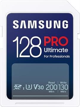 SD Card 128GB Samsung SDXC PRO Ultimate CL10 retail