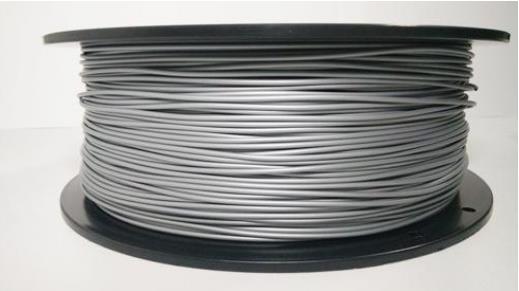 ABS filament 1.75 mm, 1 kg, silver