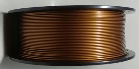 PLA filament 1.75 mm, 1 kg, red copper filled