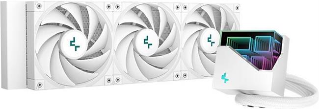 AIO Liquid Cooler DeepCool LT720, 360mm, RGB, White