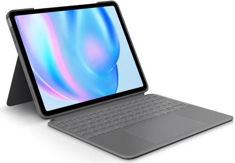 Keyboard Logitech Combo Touch for iPad Air 13", M2, Gray