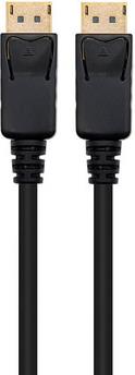 Cable DisplayPort 1.4, M/M, 8K 60Hz, 4K 240Hz, Shielded, 3m, black, Ewent EC1407