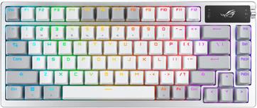 Keyboard ASUS ROG Azoth Wireless, ROG NX Red, PBT, OLED, RGB, USB, US, White