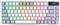 Keyboard ASUS ROG Azoth Wireless, ROG NX Red, PBT, OLED, RGB, USB, US, White