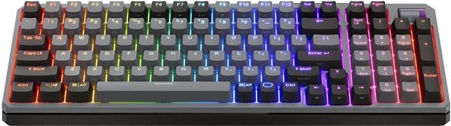 Keyboard Cooler Master MK770 Wireless, BT, Kailh Box V2 Red, PBT, RGB, Gray, US
