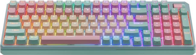 Keyboard Cooler Master MK770 Wireless, BT, Kailh Box V2 Red, PBT, RGB, Macaron, US