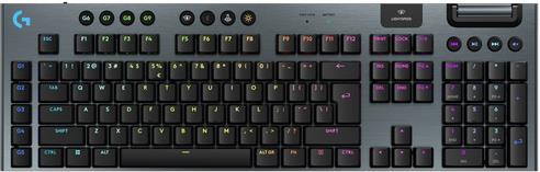 Keyboard Logitech G915 X LIGHTSPEED, GL Tactile, Wireless, black SLO g.