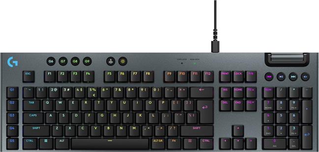 Keyboard Logitech G915 X, GL Tactile, Corded, SLO g.