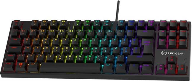 Keyboard UVI GREED MINI V2 TKL, Brown Switch, RGB, USB, SLO