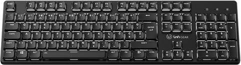 Keyboard UVI LEAF Wireless, Bluetooth 5.3, Low Profile Red Silent, USB, SLO