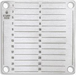 Stamp Seed Titanium Seed Phrase Storage Plate