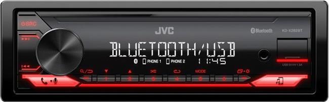 Auto radio JVC KD-X282BT, Bluetooth®, prednji AUX i USB, DSP s DTA i 13-pojasnim EQ-om, kompatibilnost s aplikacijom JVC Remote.