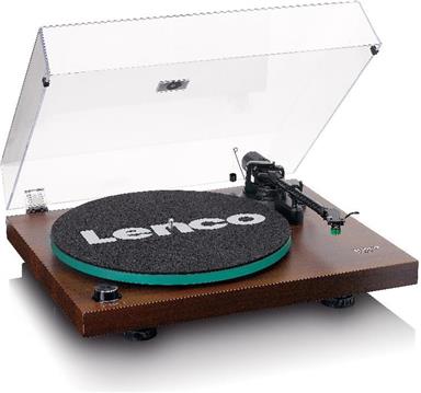 Gramofon LENCO LBT-225WA, Bluetooth 5, RCA izlaz, USB-B PC kodiranje, 2x10W RMS, Audio-Technica cartridge AT-VM95E