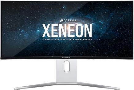 Monitor Corsair XENEON 34WQHD240-C, 34", QD-OLED, 3440x1440, 240Hz, Curved 1800R, G-SYNC