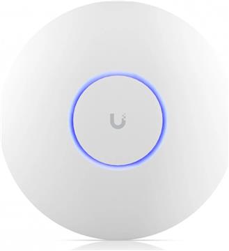 Ubiquiti U7-Pro-Max Ceiling-mounted WiFi 7 AP with 8 spatial streams, 6 GHz support, and a dedicated spectral scanning engine for interference-free WiFi in demanding, large-scale environments