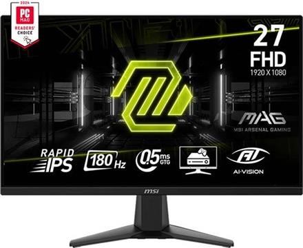 Monitor MSI MAG 275F 27" / FHD / Rapid IPS / 180Hz / 0,5ms GtG (black)