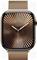 Apple Watch Series 10 GPS + Cellular 46mm Gold Titanium Case with Gold Milanese Loop - S/M
