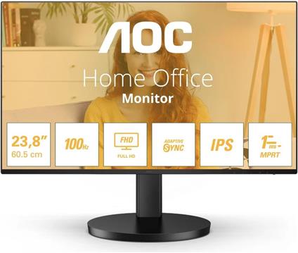 AOC LED IPS 23,8" 24B3HA2, VGA, HDMI, zvuč., 100Hz