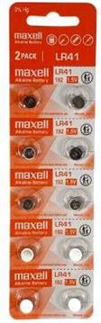 Maxell alkalna dugmasta baterija LR41, 10 kom, 5x2