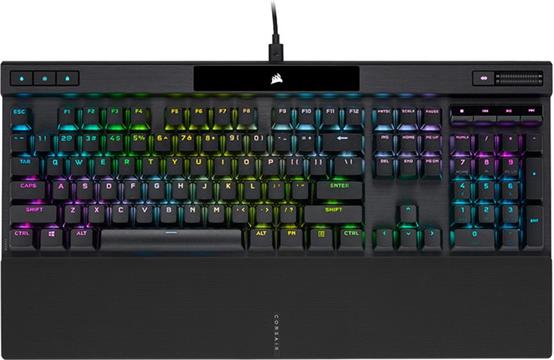 Tipkovnica Mehanička Corsair K70 RGB PRO Backlit RGB LED, CORSAIR OPX, Black, Black PBT Key