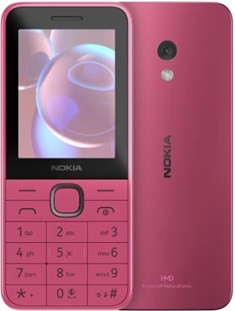 Nokia 225 4G (2024) | Pink | 2.4 " | 128 MB | 64 MB | Dual SIM | Bluetooth | 5.0 | USB version USB Type-C | Main camera resolution 0.3 MP | 1450 mAh