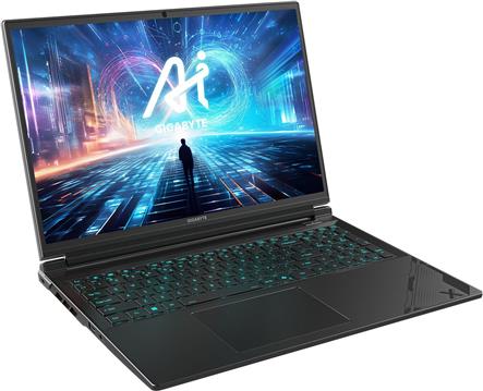 GIGABYTE Notebook G6X 9MG 16" (1920x1200@165Hz) WUXGA, Intel Core i7-13650HX, 16GB (2x8GB) DDR5 4800, NVIDIA RTX 4050 GDDR6 6GB, Gen4 1TB, Backlit, Free DOS