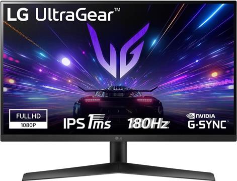 LG 27GS60F 27", IPS, HDMI, DP, 180Hz, 1ms, 300cd