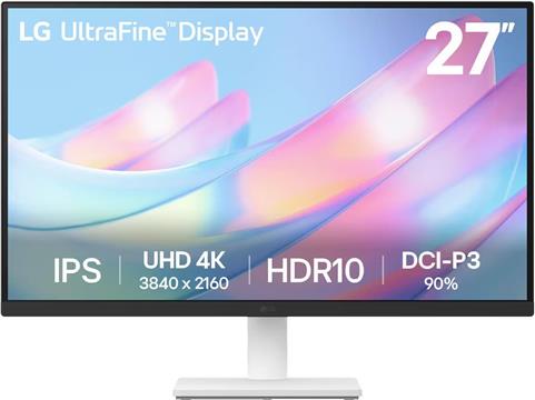 LG 27" LED IPS, 27US500-W, DP, 2xHDMI, 4K, HDR10