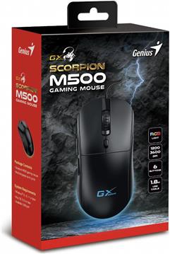 Genius Scorpion M500, igraći miš, RGB, 3600dpi