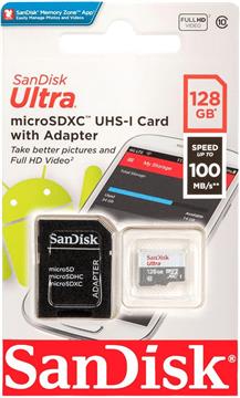 SANDISK Ultra 128GB microSDXC Tablet pac