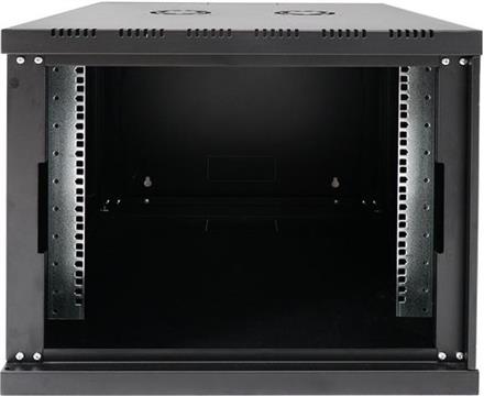 Canovate 9U 600x400x498 SINGLE zidni ormar s bočnim stranama koje se mogu otvoriti izvana, crni (WS3O-9-0964F)
