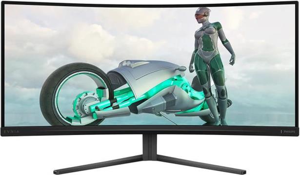Philips 34" Evnia 3000 34M2C3500L/00 (86.36cm) 3440x1440 (WQHD), VA, 21:9, HDMI/DP, 300cd/m2, 1ms, 4000:1, zakrivljeni, crni