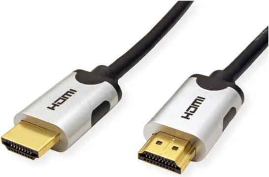 Roline VALUE HDMI 10K Ultra High Speed kabel v2.1, M/M, crni, 3.0m