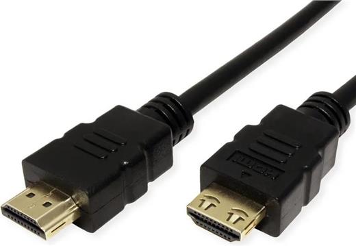 Roline VALUE HDMI Ultra kabel s mrežom, M/M, 7,5m, crni